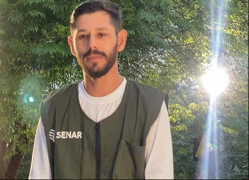 Clebson se orgulha do trabalho realizado na propriedade rural