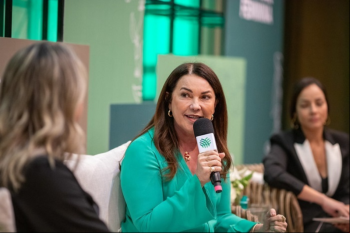 A diretora de istração e Finanças do Sebrae, Margarete Coelho, participou de debate sobre representatividade feminina
