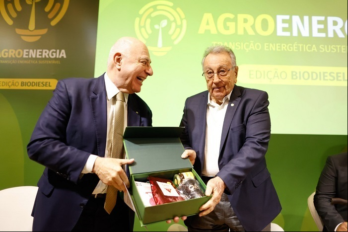 Deputado Arnaldo Jardim e presidente da CNA, João Martins
