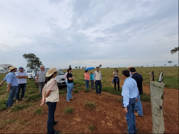 Visita a uma das propriedades rurais atendidas pelo projeto no estado.